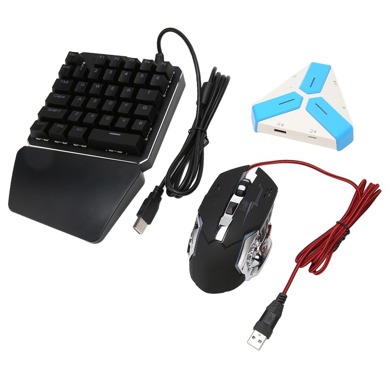 Keyboard Mouse Converter Combo Plug and Play Mobile Game Keypad