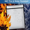 GDOMI Fireproof Document Bag with Zipper, 15”x 11” Fireproof Waterproof