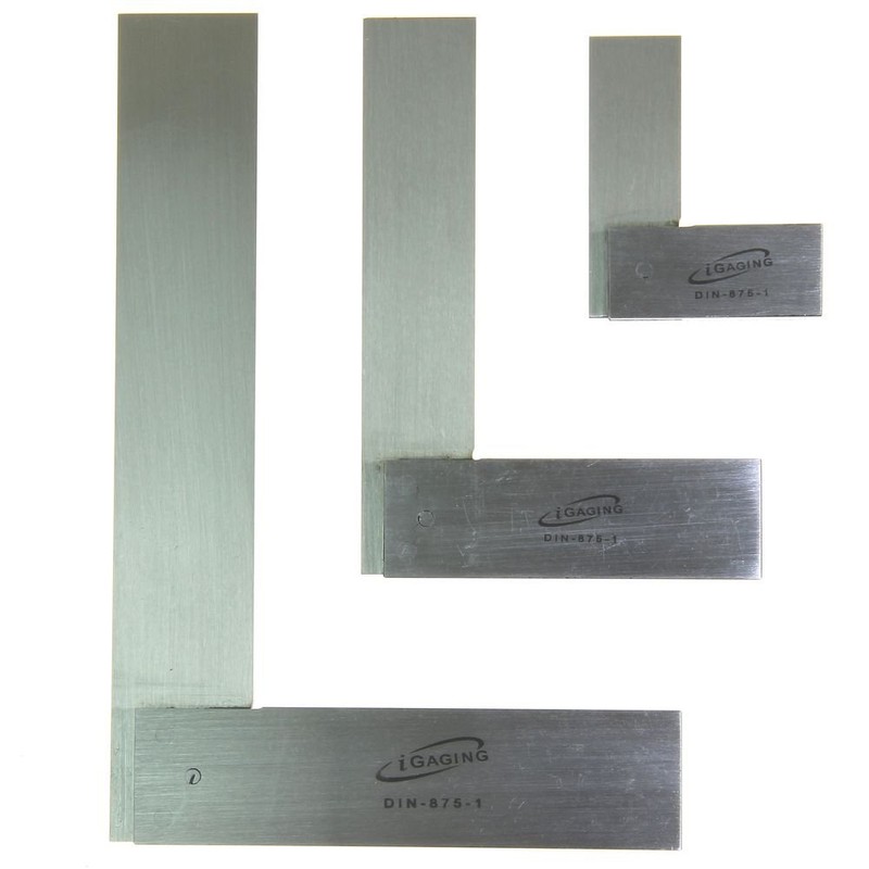 iGaging Machinist Square 90° Right Angle Precision Engineer Set 2"