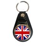Union Jack/Great Britain Flag - Faux Leather Keyring