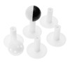 MUXSAM Golf Rubber Tee Holder, 5-Pack Golf Mat Tees for