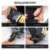 NEEWER Motorcycle Helmet Chin Strap Mount Accessories Kit Compatible with