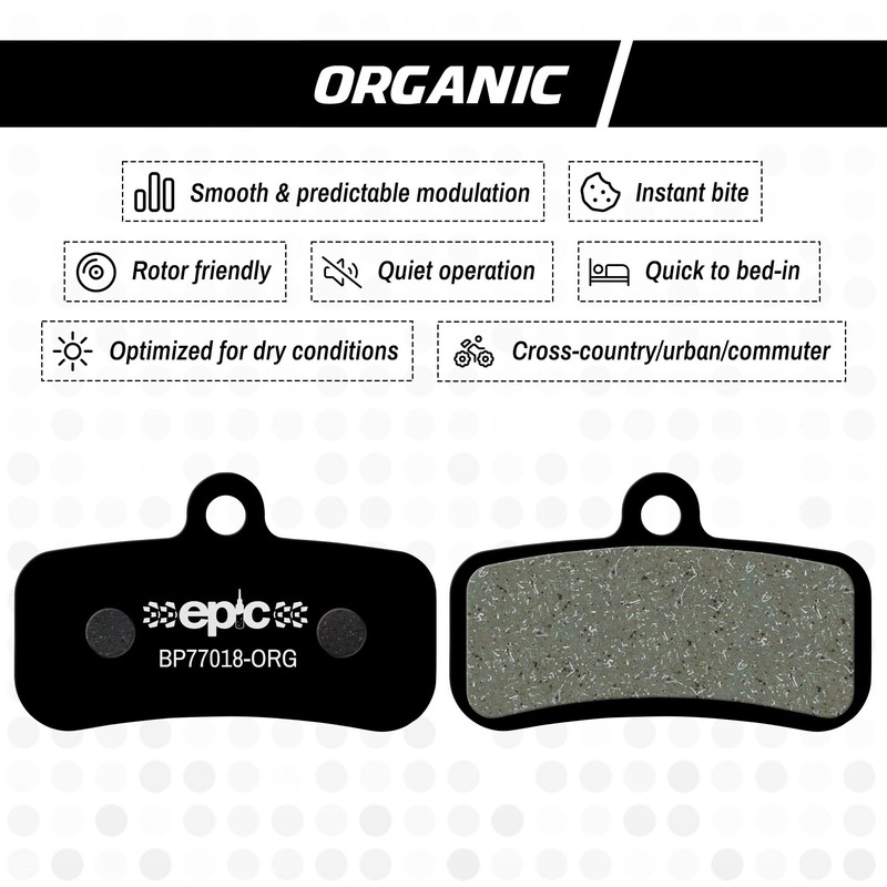 epic Disc Brake Pads for Shimano Brakes | D01S, D02S,