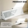 Baseboard Register Vent, 2 Pcs 15 Inch Duct Opening Size