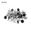 uxcell 50Pcs Upholstery Tacks, 11mmx13mm Flat Head Decorative Furniture Nails