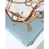 Daks (신세계강남점)DCSC4F014T2 SILK100%블루 체인패턴 롱 실크 스카프 (Shinsegae Gangnam Store)