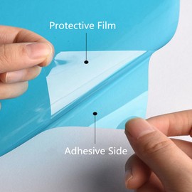 Transparent Decorative Film, Decorative Window Film Window Tint Film Colored Window Film Adhesive Vinyl Sun Blocking Heat Control Film for Spring Festival Valentine's Day Decoration(Customized Size)