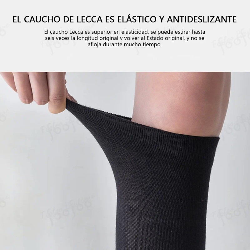 2 Pares Medietas Mallas Medias Largas Dama Lisas Casual