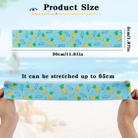5 Pack Beach Towel Holder Small Elastic Beach Chair Clips Bands Pool Chairs Towel Strap Holder,Towel Bands for Sun Loungers,Beach Accessories for Family Travel,Non-Polluting (Special Style)