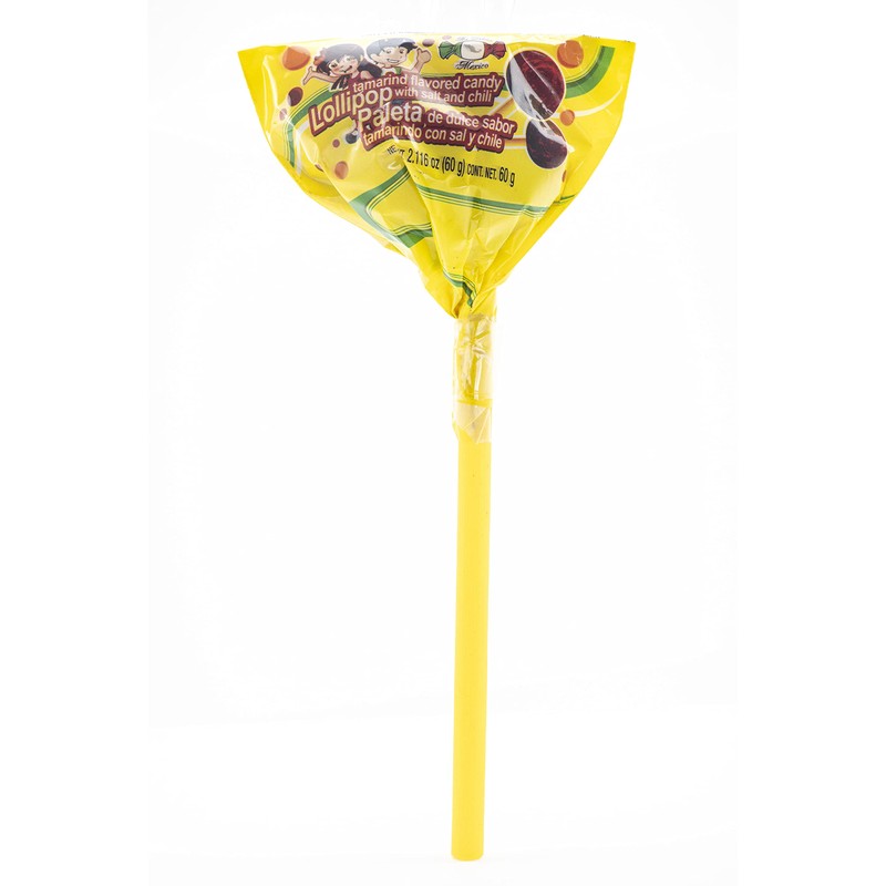 MDM TAMARINDO FLAVORED LOLLIPOPS w SALT/CHILI 2LB 1.78OZ BAG
