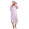 Softies Women's Ultra Soft Marshmallow Hooded Lounger, Pink, 2X/3X