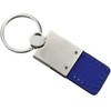 AU-TOMOTIVE GOLD, INC. Officially Licensed Blue Duo Leather/Chrome Key Fob