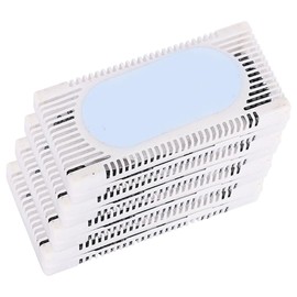 ORFOFE 4pcs Odor Remover Boxes Deodorizer for Fridge Home and Car Reusable Fresheners Eliminates Unpleasant Odors Compact and Durable Design