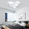 Goeco Modern Ceiling Light, Dimmable Acrylic Ceiling Light with Remote