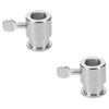 Operitacx 2pcs Metal Rotisserie Grill Fork Bolt Replacement Part for