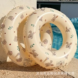 Adult Tube New Adult Swimming Ring Children's Water Play Retro Style lf2320 Rabbit 90Cm 30ea
