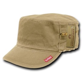 Rapiddominance French Round Bill Cap, Khaki, X-Large/37