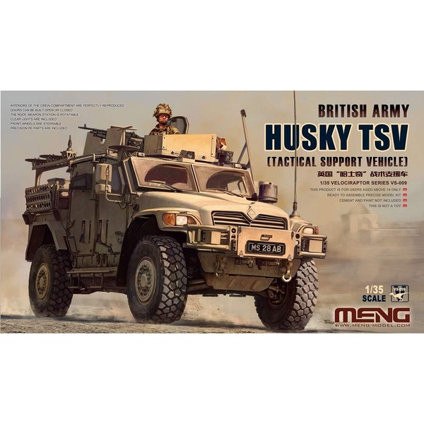 Meng Model 1: 35 - British Army Husky Tactical Support Vehicle
