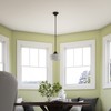 Kenroy Home 93661ORB Cambridge Rustic 1 Light Pendant, Blackened Oil