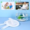 AIMALL 3PCS Dual-Mesh Baby Brine Shrimp Sieve Set, 80 &