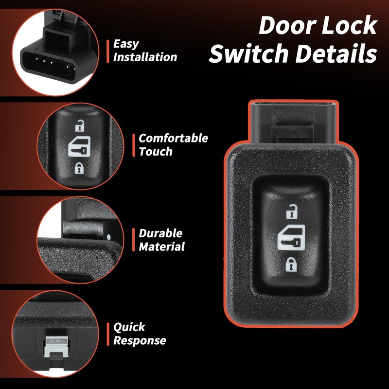 SWITCHRISE No.15077858 Power Door Lock Switch for Chevy Silverado 1500
