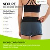 FlipBelt Pantalones Cortos Unisex para Correr, Pantalones para Correr., Carbon,