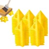 50 Pack Painting Pyramids, Yellow Pyramid Stands Painter's Painting Stands,