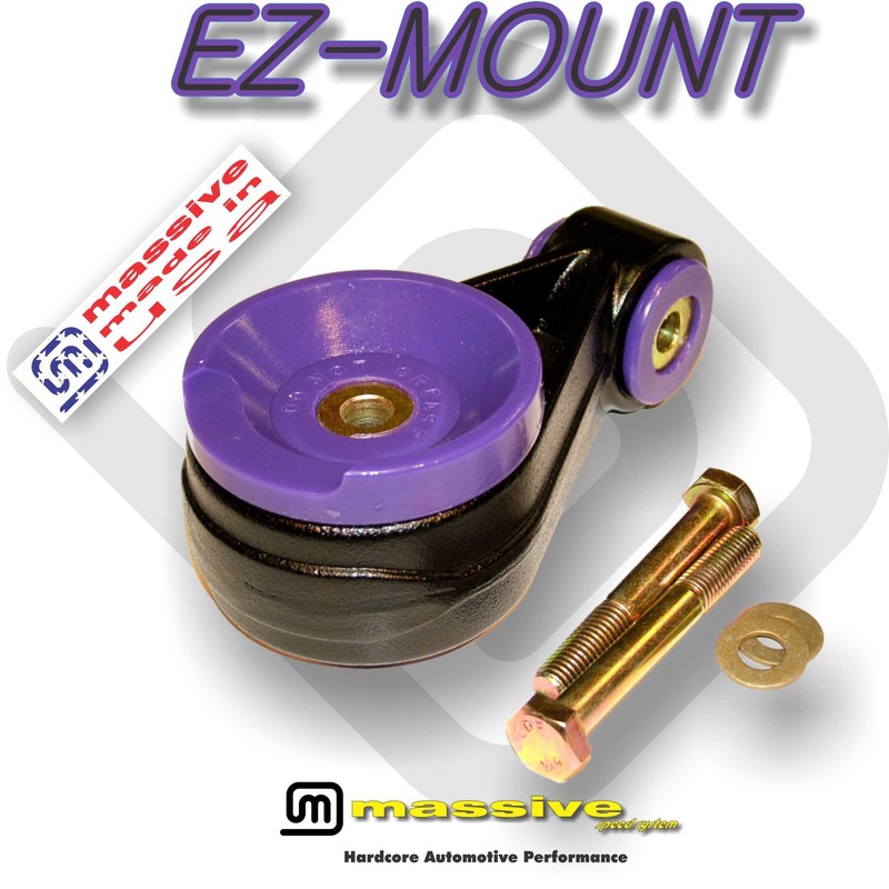 Massive Speed Lower Polyurethane Engine Trans EZ Mount Assembly Compatible