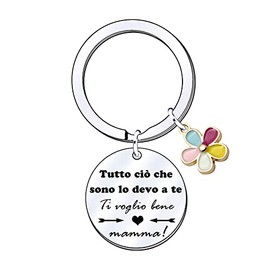 POIUYTRE Keychain Mom Woman Mother's Day Gift Mother's Day Gift Ideas Gift Gift Mom Gift Woman Gift Birthday Mom Gift for Mom Gift Mom Anniversary, 2, L