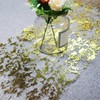 Modixun Gold Table Runner, Ultra Long Glitter Metallic Foil Thin