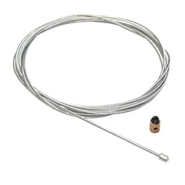 cyclingcolors Throttle Cable Diameter 1.2 mm 2.50 m Head Diameter 3 x 3 mm + Cable Clamp Diameter 5 x 6 mm Nipple Compatible with Dellorto Carburettor Moped Motorcycle Moped Scooter Cable Inner Cable