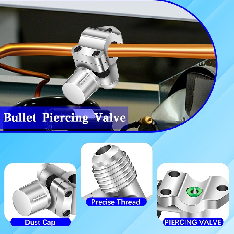 Boltigen 2pcs BPV31D Bullet Piercing Valve Kit-BPV-31 Refrigerator Tap Valve