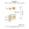 QWALIT Gold Ear Piercing Kit Ear Piercing Gun Kit Earring