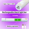 Black Light Rechargeable Battery Operated - Small Portable Black Light
