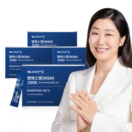 Vitamin Village [12 months supply] Vitamin Village MSM dietary sulfur 2000 powder 100% 90 packets, 4 units / [12개월분] 비타민마을 MSM(엠에스엠) 식이유황 2000 분말 100% 90포, 4개