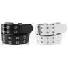 SCAMODA Rivet Belt Set of 2 with Double Hole Rivets,