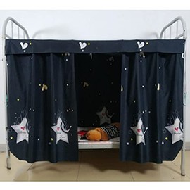 BAO CORE Bed Curtain Bunk Bed Dormitory Mid-Sleeper Bed Tent Curtain Cloth Canopy Spread Blackout Curtains Dustproof Mosquito Protection Screen Net Student Home Mosquito Net