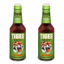 Tiger Sauce Original Hot Sauce, 10oz Bottle (Pack of 2)