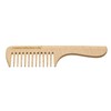 Lombard Cutlery Hair Comb Wooden Antistatic, with Handle (Large) 7.48
