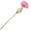 24K Gold Rose Dipped Golden Leaves Girlfriend Wife Valentine's Day