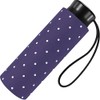 Ultra Mini Pocket Umbrella Women's Umbrella Flash Dots, Deep Purple,