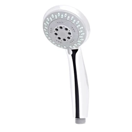 Sanifri Flow V 470010819 Hand Shower 82 mm 5 Jet Types Chrome-Plated with Anti-Limescale Pimples