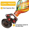 LUJII Ice Cream Shaped Spiral Hummingbird Feeder for Outdoors Hanging,
