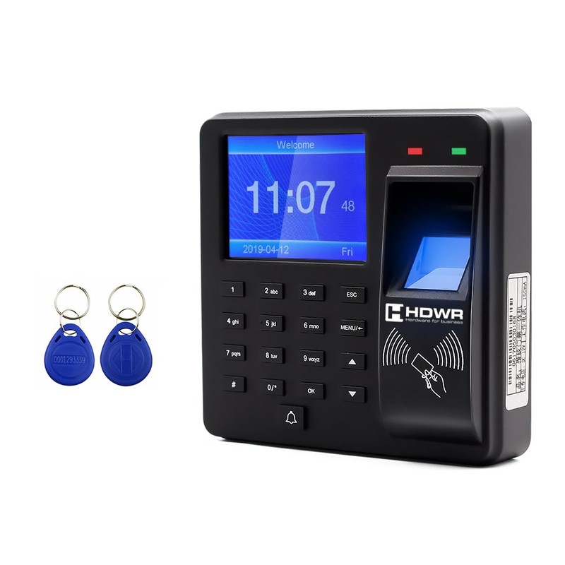HDWR CTR10 Advanced Time Attendance System - Biometric, RFID, Password