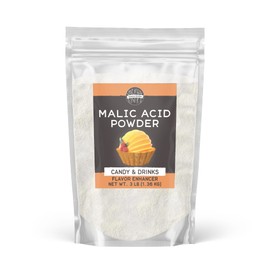 BIRCH & MEADOW Malic Acid Powder, 3 lb, Flavor Enhancer, Sour Candies
