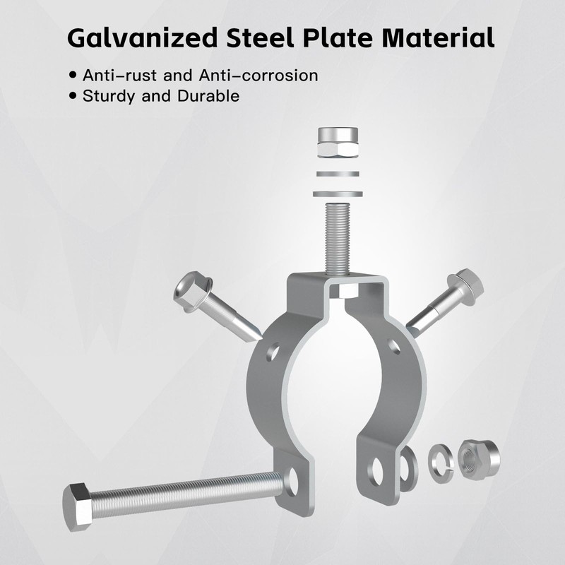 Tube Gate Bracket Kit for Automatic Swing Gate Opener System,