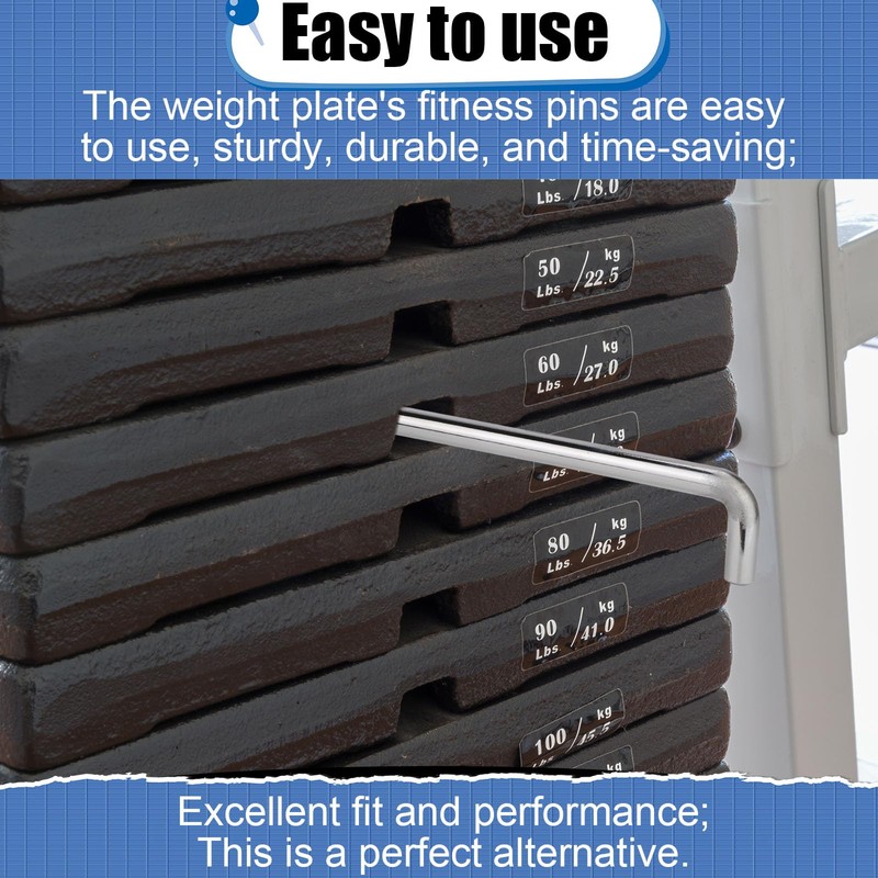 NQEUEPN 2pcs Weight Stack Pin, 3/8 Inch Diameter 6 Inch