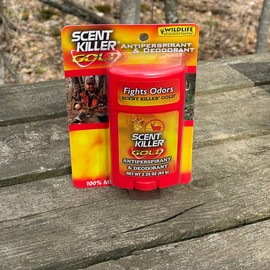 Scent Killer Gold Unscented Deodorant and Antiperspirant for Hunting Scent Control