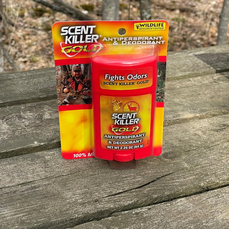Scent Killer Gold Unscented Deodorant and Antiperspirant for Hunting Scent