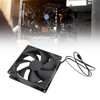 Serounder 100mm x 25mm PWM Computer PC Case Fan, 4pin